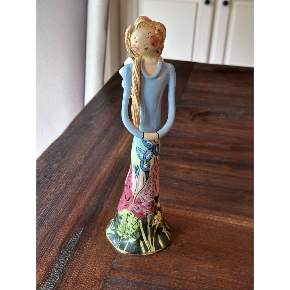 Blue Sky hand painted Angel